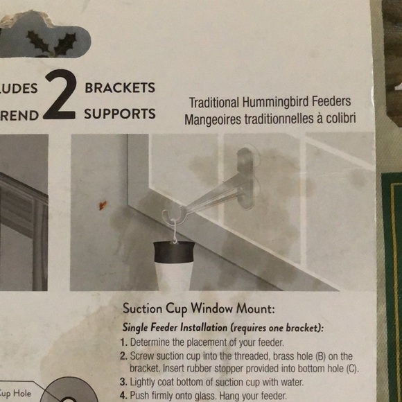🛍️ Bird Feeder Mounting Brackets Nwt - Picture 6 of 7